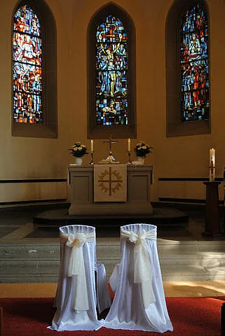 Innenansicht bei Hochzeiten